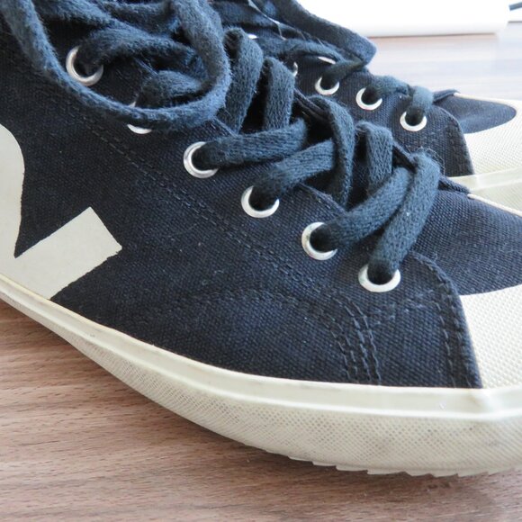 VEJA Nova HT Canvas Nautico Pierre High Top Sneakers Shoes - Men's Size US 9 - Picture 11 of 15